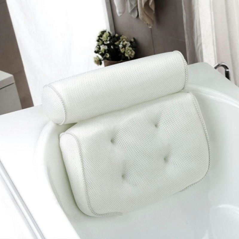 Vonios pagalvė, 36 x 32 x 8 cm (balta)