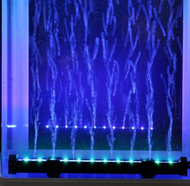 Burbuliuojanti 15 LED RGB akvariumo lempa, 3,8 W