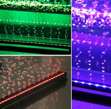 Burbuliuojanti 15 LED RGB akvariumo lempa, 3,8 W
