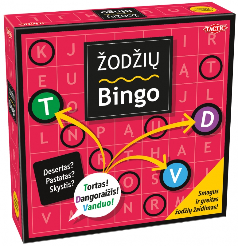 Tactic Žodžių Bingo Žaidimas (Lietuvių Kalba)