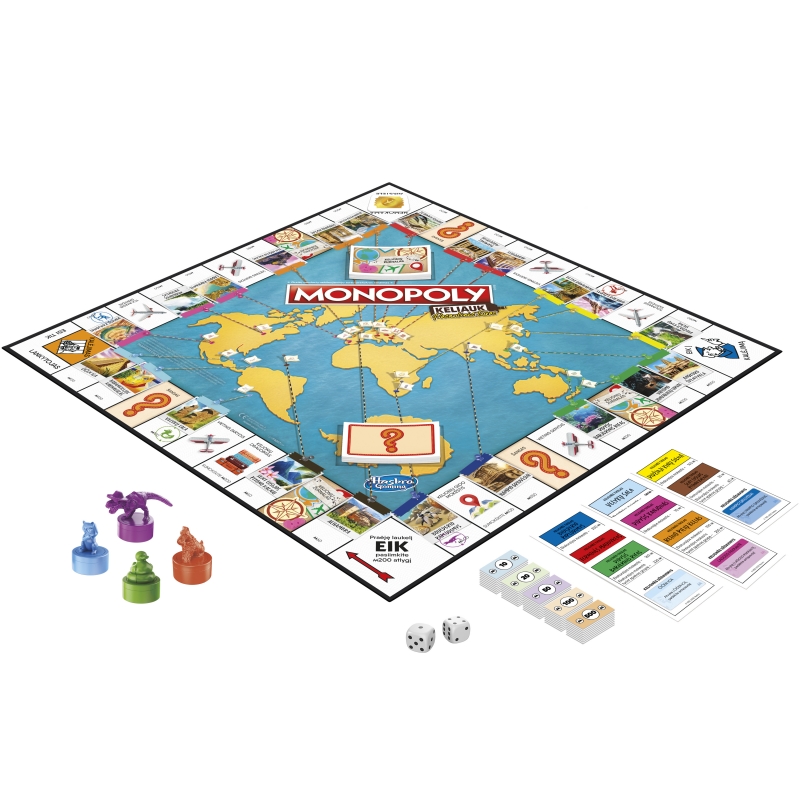 Monopoly Žaidimas Monopolis: Keliauk. Pasaulinis Turas, (Lietuvių Kalba)
