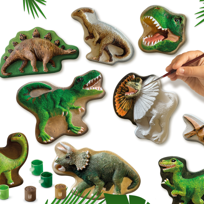 Ses Kūrybinis Rinkinys Gipsiniai Dinozaurai