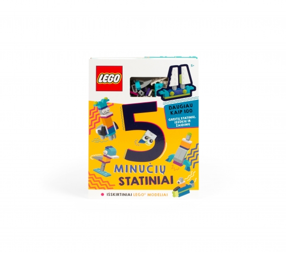 Lego Iconic Veiklos Knygelė 5 Minučių Statiniai - Lietuvių K.
