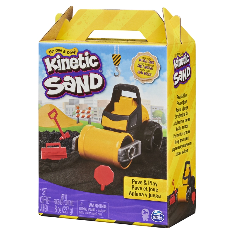 Kinetic Sand Kinetinio Smėlio Rinkinys Statybų Aikštelė