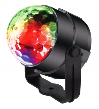 LED diskotekos šviestuvas, 6 RGB šviesos diodai