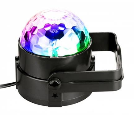 LED diskotekos šviestuvas, 6 RGB šviesos diodai