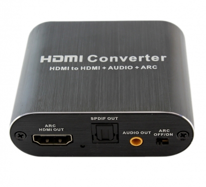Garso skirstytuvas HDMI į HDMI, Audio ir ARC