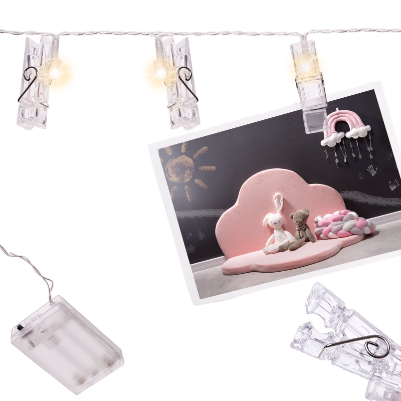 Led Šviestuvai, Nuotraukų Klipai, 3M 20Led Šiltai Balta