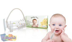 Pagalba sloguojančiam naujagimiui! Nosies aspiratorius "Baby-vac" Pagalba sloguojančiam naujagimiui! Nosies aspiratorius "Baby-vac"