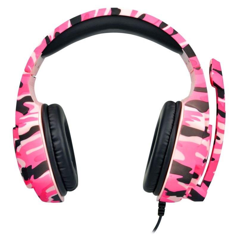 Ausinės Su Mikrofonu Subsonic Gaming Headset Pink Power