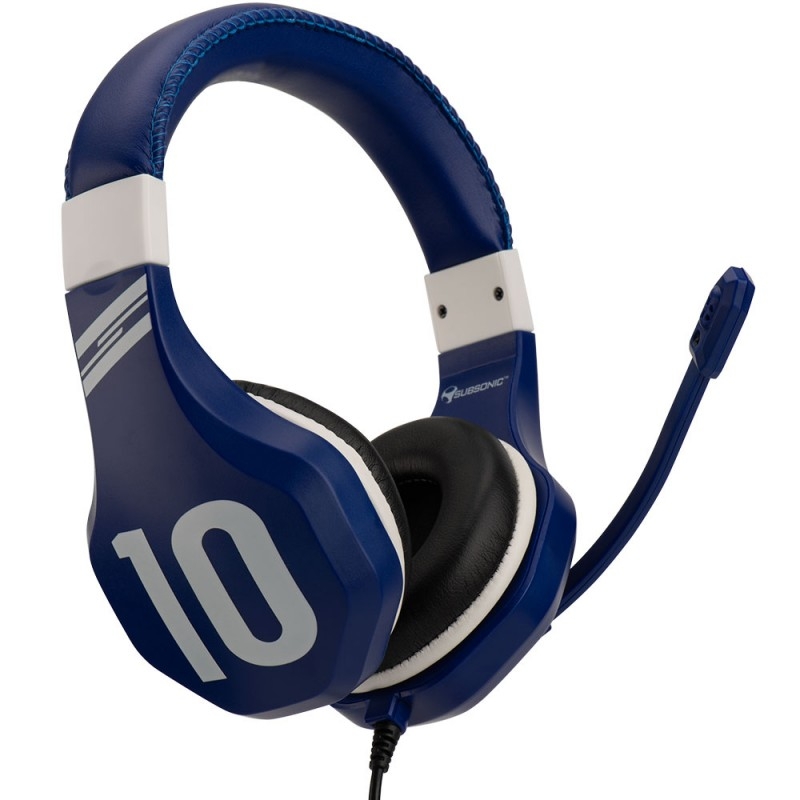 Ausinės Su Mikrofonu Subsonic Gaming Headset Football Blue