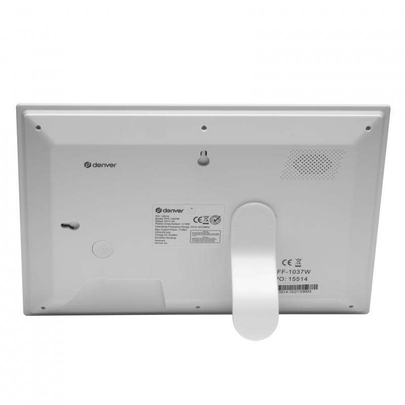 Skaitmeninis Nuotraukų Rėmelis Denver Pff-1037W, Baltas