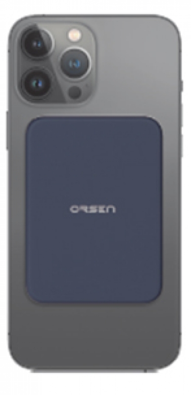 Išorinė Baterija Orsen Ew50 Magnetic Wireless Power Bank For Iphone 12 And 13 4200Mah, Mėlyna