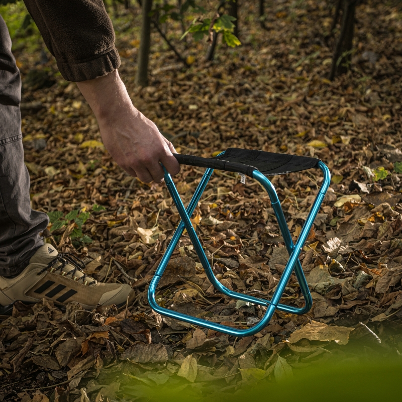 Sulankstoma Kišeninė Taburetė, Mėlyna / Juoda