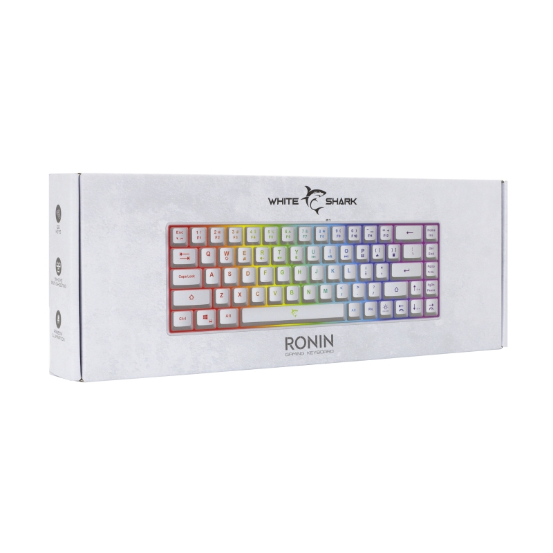 Keyboards White Shark Gk-2201 Ronin White-Us