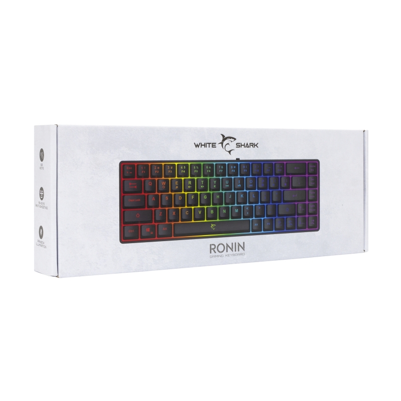 Keyboards White Shark Gk-2201 Ronin Black-Us