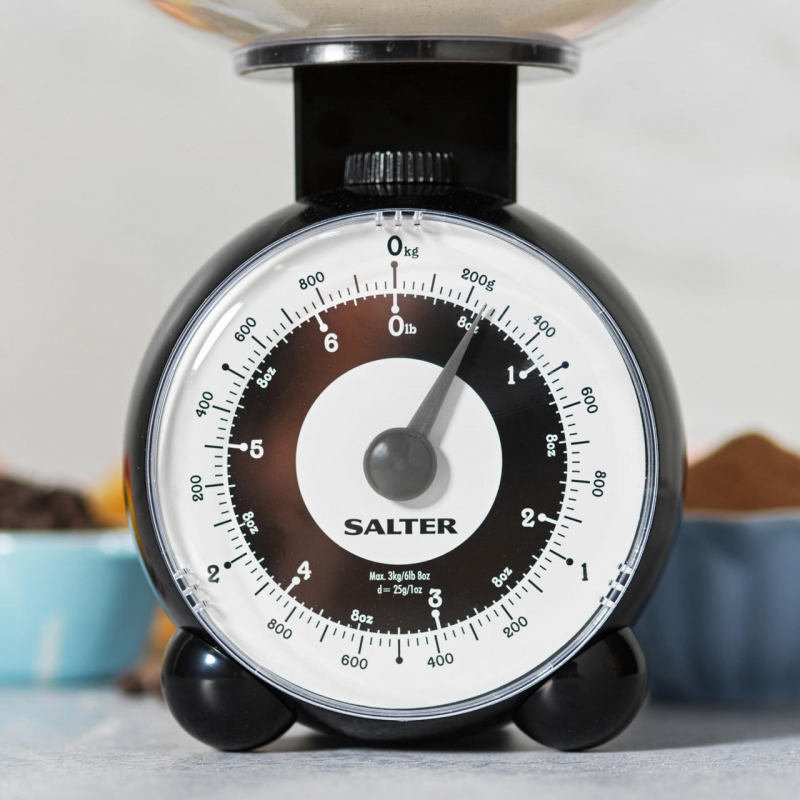 Virtuvinės Svarstyklės Salter 139 Bkfeu16 Orb Kitchen Scale, Juodos