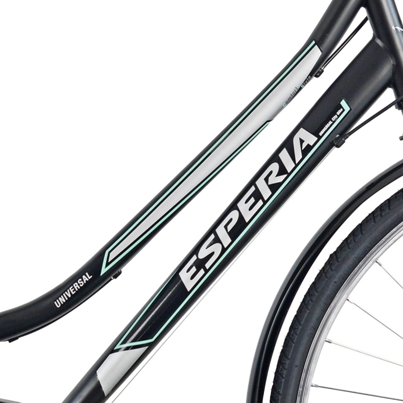 Esperia 28 Universal Lady City Bike Frame Size M Black
