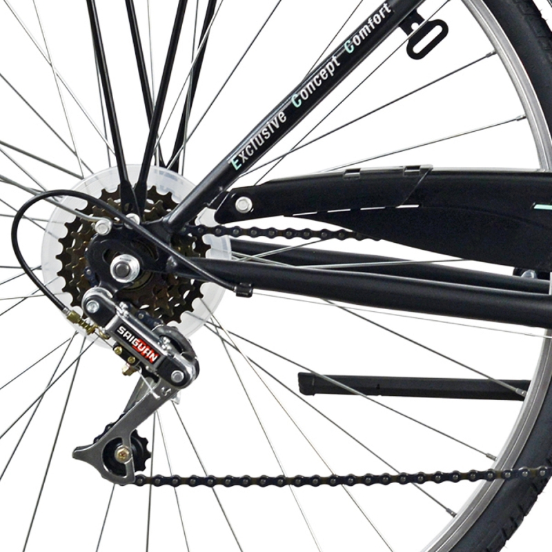 Esperia 28 Universal Lady City Bike Frame Size M Black