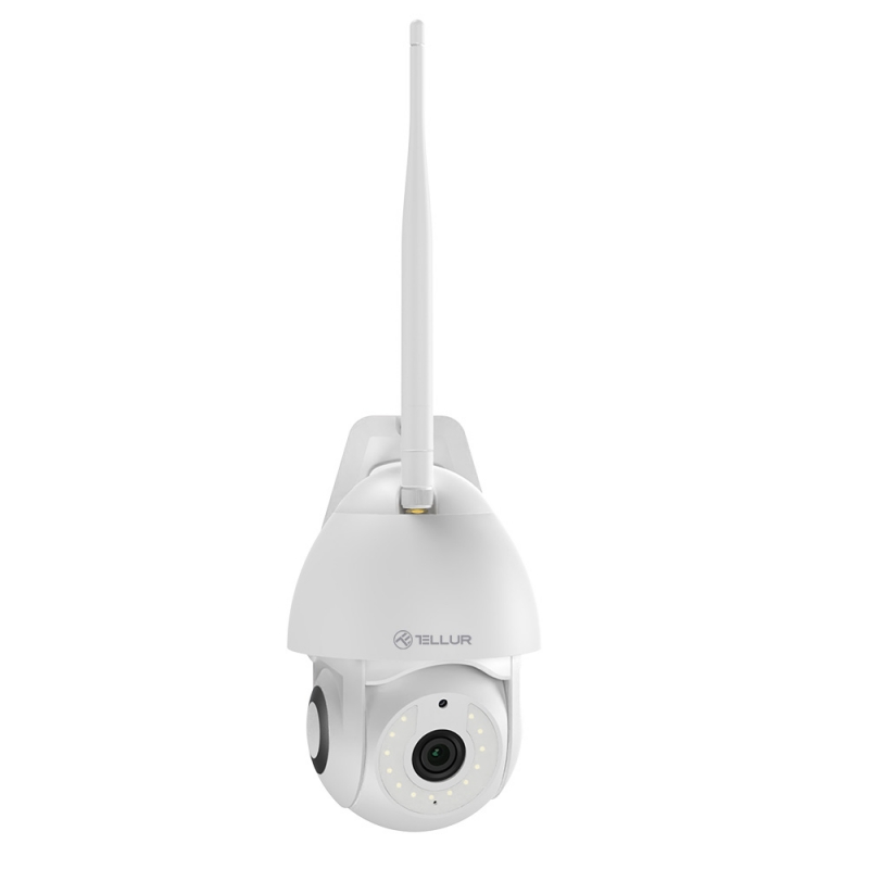 Tellur Smart Wifi Outdoor Camera 3Mp, Ultrahd, Autotracking, Ptz White