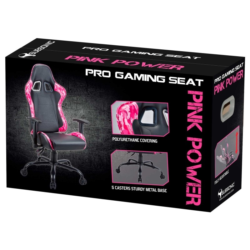 Kėdė Subsonic Pro Gaming Seat Pink Power