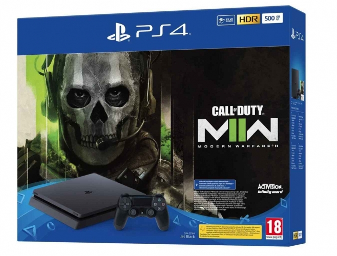 Žaidimų Kompiuteris Sony Playstation 4 Slim 500Gb (Ps4) + Call Of Duty Modern Warfare Ii