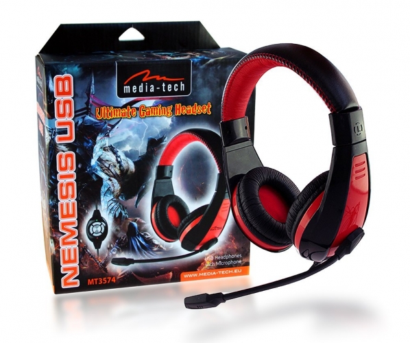 Ausinės Media-Tech Mt3574 Nemesis Usb