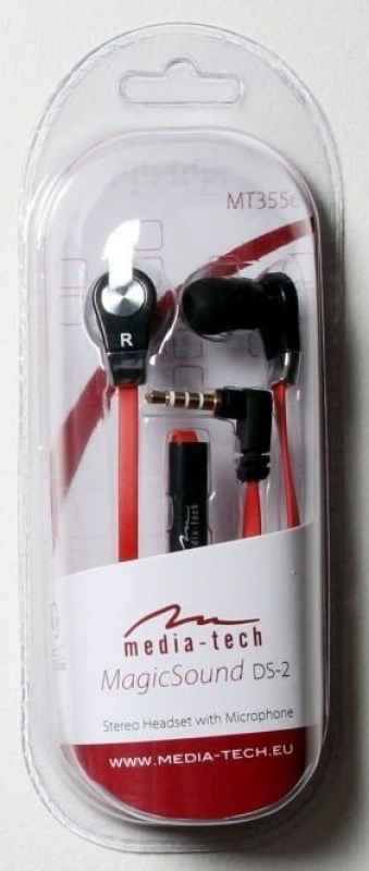 Ausinės Media-Tech Mt3556K Magicsound Ds-2, Juodos