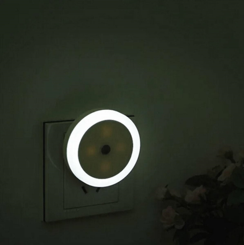 Led Naktinis Šviestuvas, Baltas