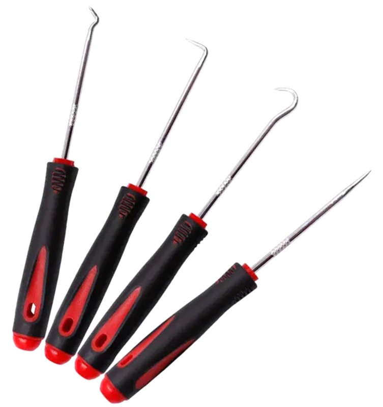 Universalių Kabliukų Rinkinys, Juoda/raudona