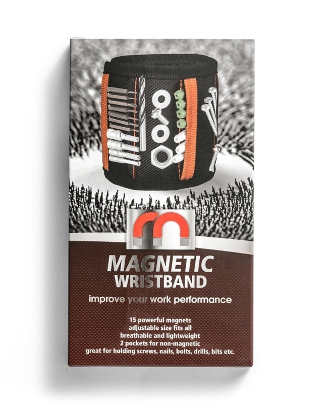 Magnetinė Riešinė Su Kišenėmis, Juoda