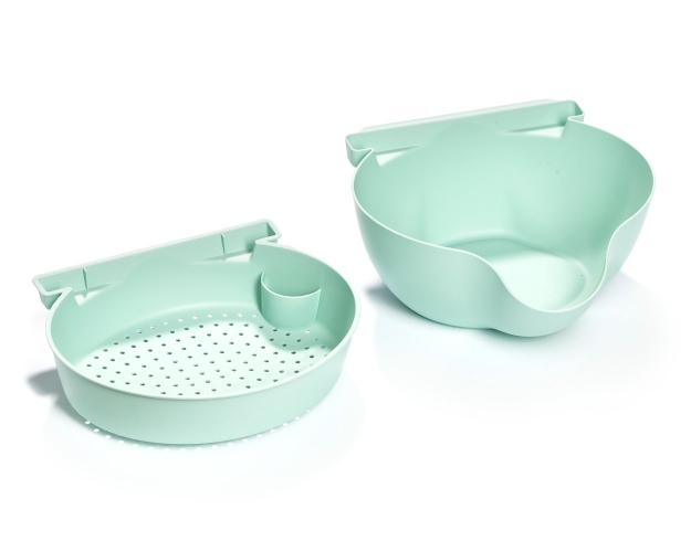 Tinginio Užkančių Dubuo Su Išmaniojo Telefono Laikikliu, Melsva