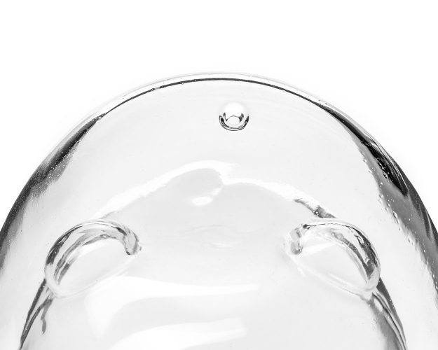 Dvigubos Sienelės Stiklinė - Katė, Balta