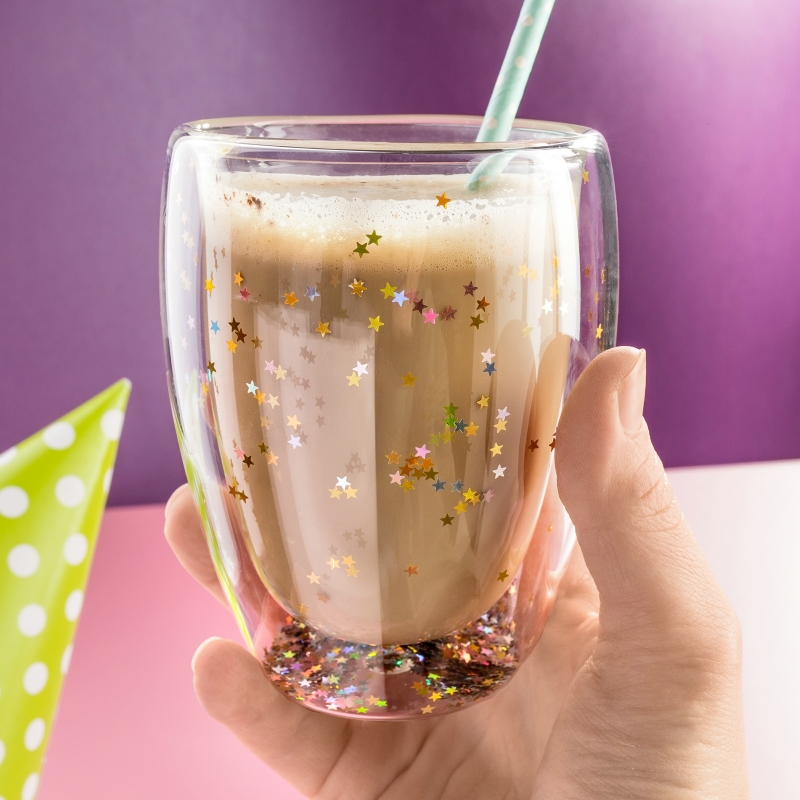 Žvaigždėta Stiklinė Su Dviguba Sienele