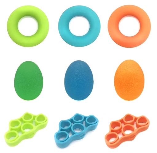 Rankų Mankštos Rinkinys, Įvairiaspalvis