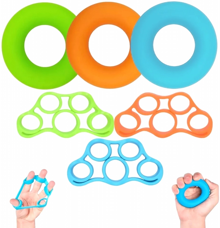 Rankų Mankštos Rinkinys, Įvairiaspalvis