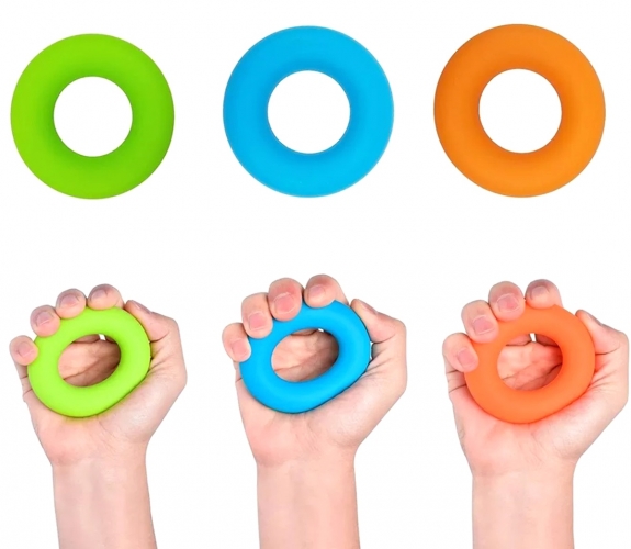 Rankų Mankštos Rinkinys, Įvairiaspalvis