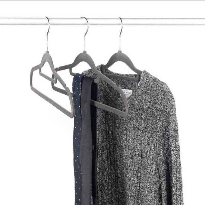 Plastikinių Pakabų Komplektas Beldray, 10 Vnt, Juodos