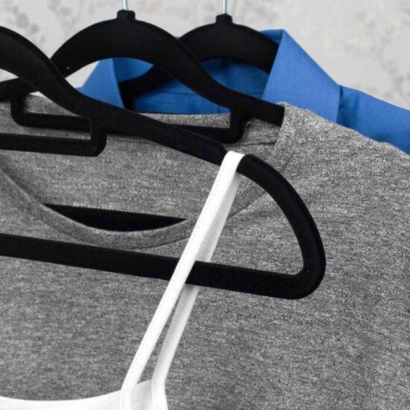 Plastikinių Pakabų Komplektas Beldray, 10 Vnt, Juodos