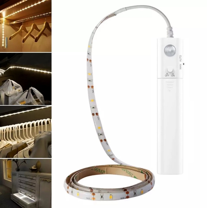 Led Juosta Su Jautikliu, 1 M, Spalva - Šalta Balta