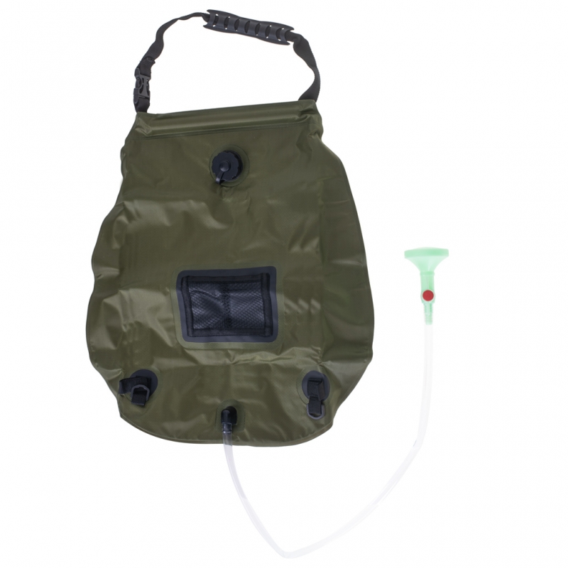 Saulės Kempingo Dušas 20L Xxl Su Termometru