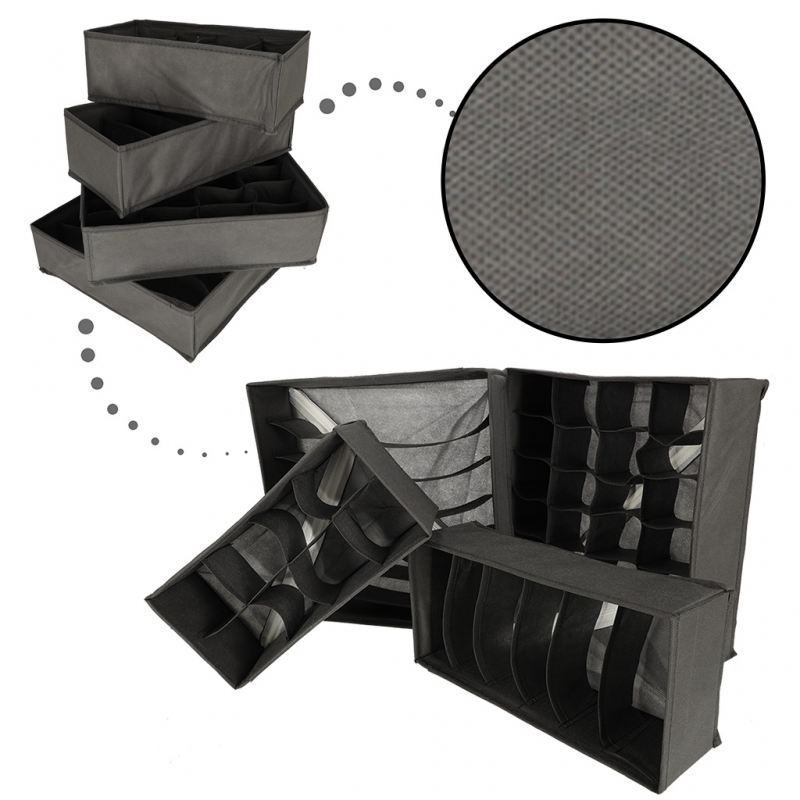 Apatinio Trikotažo Dėklai, 4 Vnt