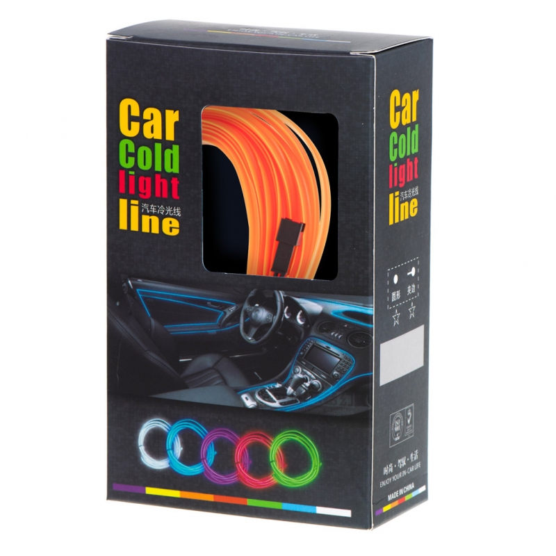 Led Automobilio Aplinkos Apšvietimas, Oranžinis