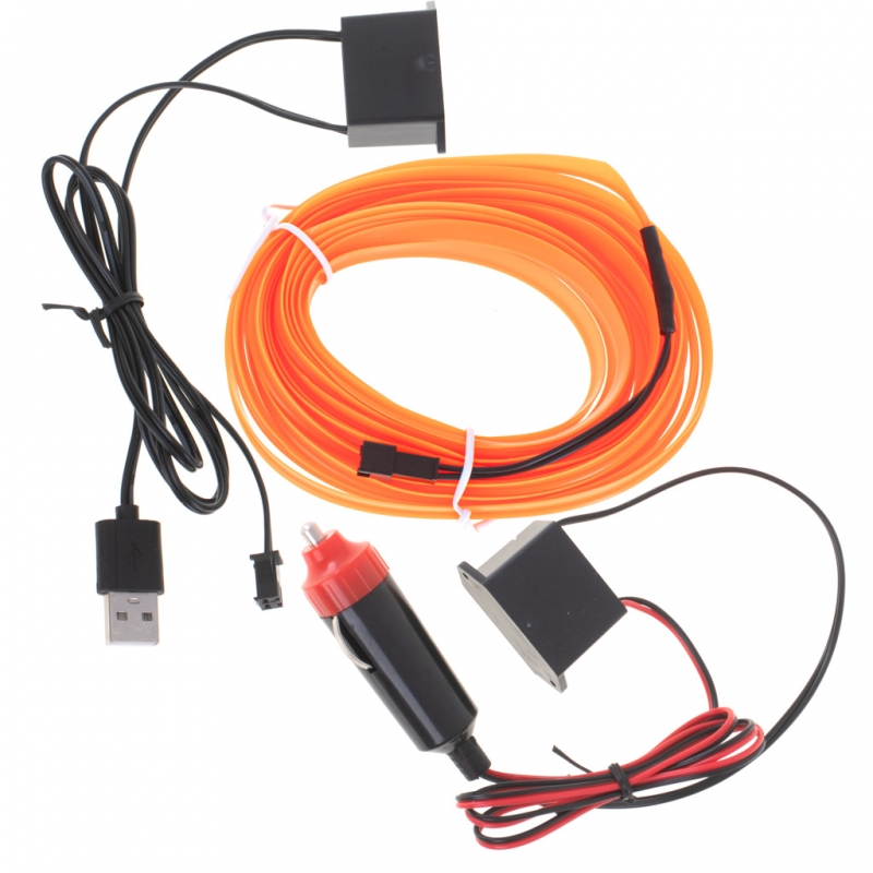 Led Automobilio Aplinkos Apšvietimas, Oranžinis