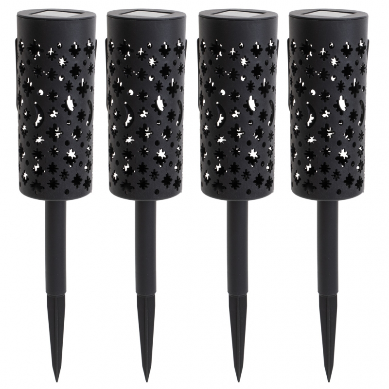 Saulės Baterijos Žibintai, 4 Vnt