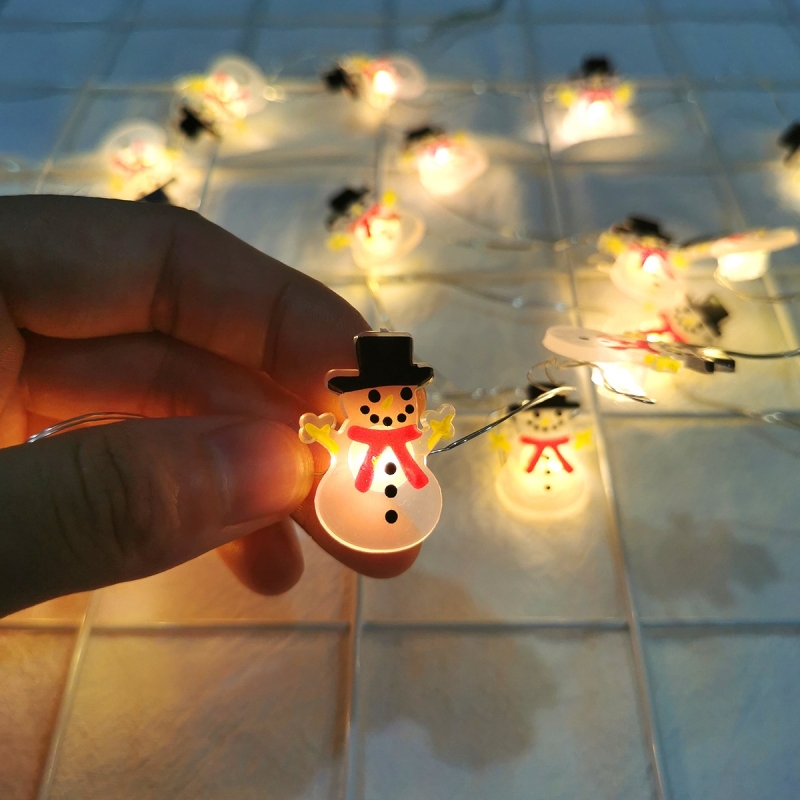 Girlianda Su Baterijomis Kalėdų Senelis, 20 Led, 200 Cm