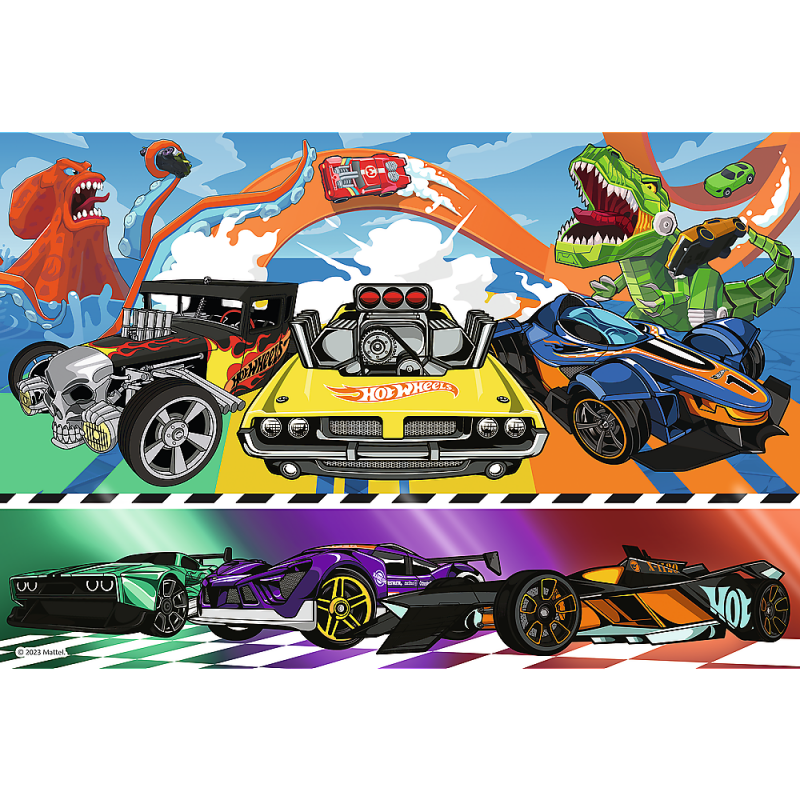 Trefl Hot Wheels Dėlionė, 100 Det.