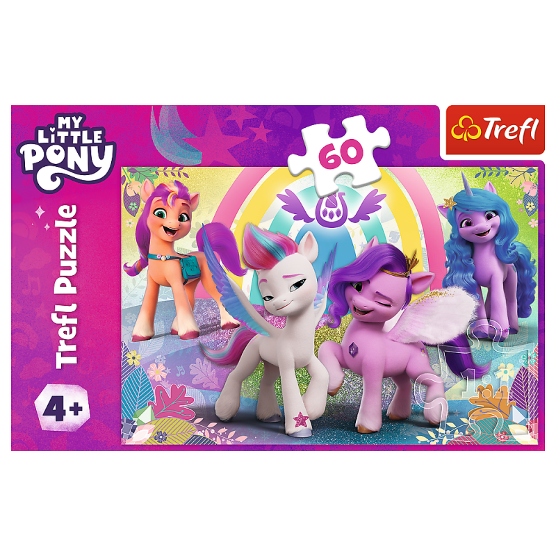 Trefl My Little Pony Dėlionė Mano Mažasis Ponis, 60 Det.