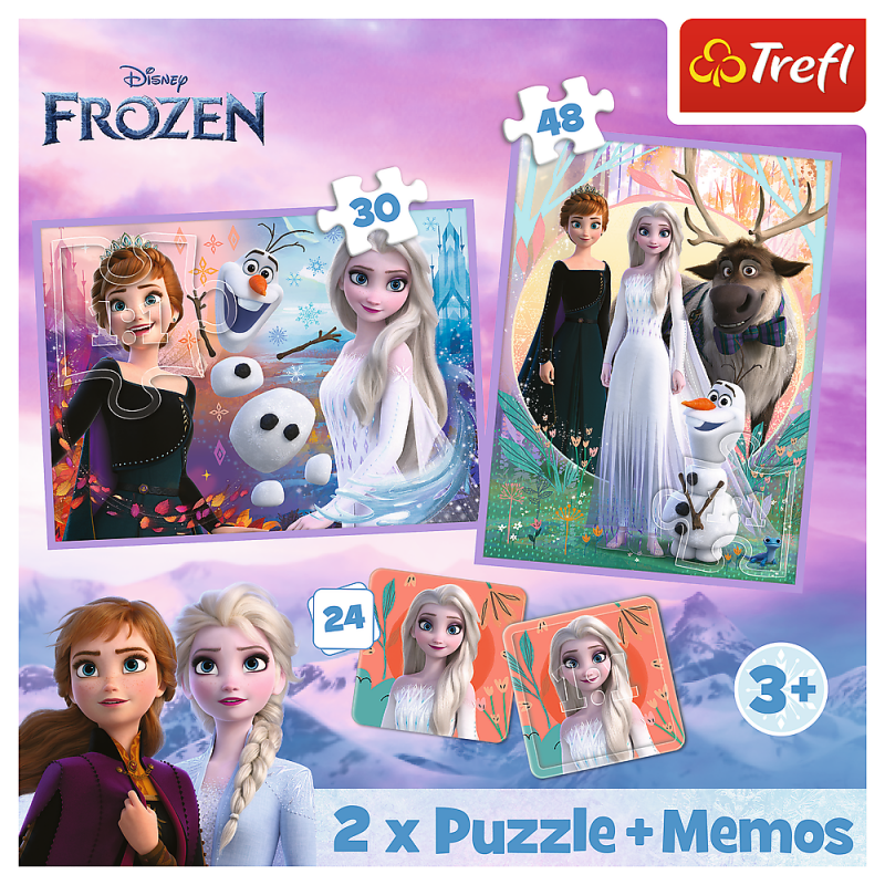 Trefl Frozen 30+48 Det. Dėlionė-Žaidimas Ledo Šalis 2