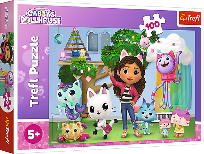 Trefl Gabby´s Dollhouse Dėlionė 100 Det.